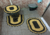 Jogo de Banheiro Dourado com preto - Crochê na internet