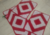 Jogo de cozinha Vermelho e Branco - Crochê