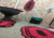Jogo de Banheiro Vermelho e Preto - Crochê na internet