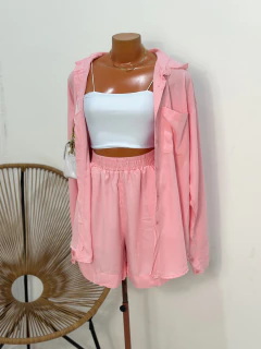 Conjunto Lumi - Camisa Manga Longa e Short - loja online