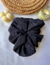 Maxiscrunchie negro lino