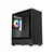 Gabinete Cooler Master Elite 350 Mini Tower 4 Fans ARGB Tempered Glass Black s/Fuente