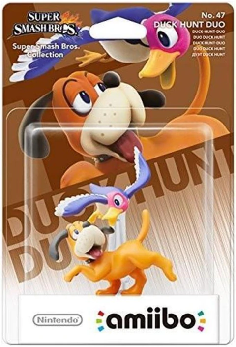 Figura Amiibo Super Smash Bros Duck Hunt Duo Amiibo