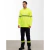 PLAYERA POLO SPORT MANGA LARGA NEON CON CINTA REFLEJANTE
