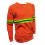 PLAYERA MANGA LARGA ALTA VISIBILIDAD NARANJA - comprar en línea