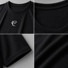 Camiseta Dry-fit hurricane Preta na internet