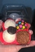 Caixa com 4 brigadeiros