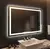 Espelho Com LED Frontal e Acionamento em Touch Screen