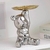 Imagen de Bear Decorativo Sentado Gold + Bandeja Alta - 21.5cm de Altura