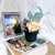 MACETA DE MIMBRE CON FLORES ARTIFICIALES - comprar online