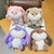 Llavero peluche conejito cachetón