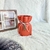 Florero cerámica símil bolsa - tienda online