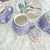 Taza de cerámica kawaii c/ tapa rosca - tienda online