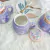 Taza de cerámica kawaii c/ tapa rosca - tienda online