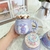 Imagen de Taza de cerámica kawaii c/ tapa rosca