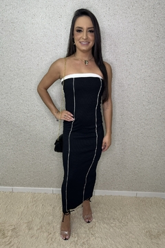 VESTIDO TRICOT TOMARA QUE CAIA - CHIARA na internet