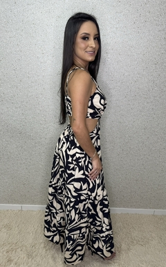 VESTIDO LONGO ESTAMPADO - CLARA na internet