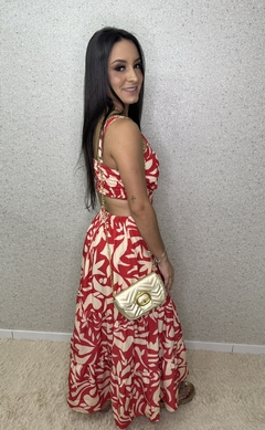 Imagem do VESTIDO LONGO ESTAMPADO - CLARA