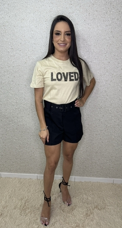 SHORT ALFAIATARIA COM CINTO - NINA - comprar online