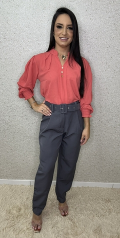 CALÇA ALFAIATARIA COM CINTO - VERONICA - loja online