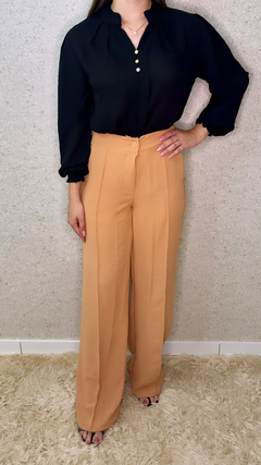 CALÇA PANTALONA COM ELÁSTICO - LARISSA - loja online