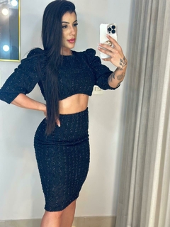 CONJUNTO BRILHO SAIA LONGA E CROPPED - WAYNE - comprar online
