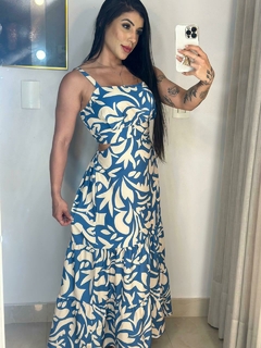 VESTIDO LONGO ESTAMPADO - CLARA