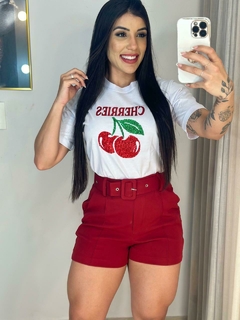 T-SHIRT CEREJA