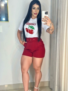 SHORT ALFAIATARIA COM CINTO - NINA na internet