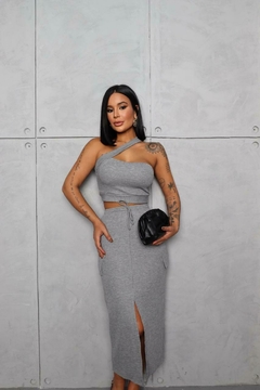 CONJUNTO SAIA E CROPPED TRICOT - MAITÊ na internet