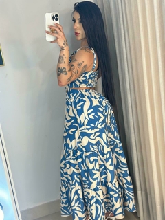VESTIDO LONGO ESTAMPADO - CLARA - comprar online