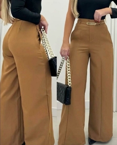CALÇA ALFAIATARIA PANTALONA COM CINTO - CINTHIA