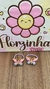 Parzinho Acrilico borboleta - florzinhastore