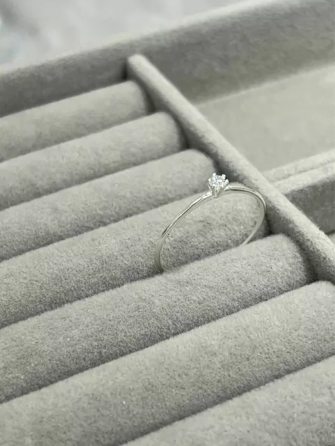 Anel solitário 3mm - comprar online