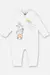Macacão Comfy Unissex para Bebê em Suedine (Branco) Up Baby