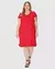 Vestido Feminino Plus Size Mullet Em Canelado De Viscose Malwee ref.102902 - comprar online