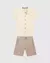 Conjunto Menino Camisa Manga Curta Em Algodão - Carinhoso REF.121122 - comprar online