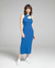 VESTIDO MIDI FEMININO DECOTE CUT OUT EM RIBANA Ref.109988