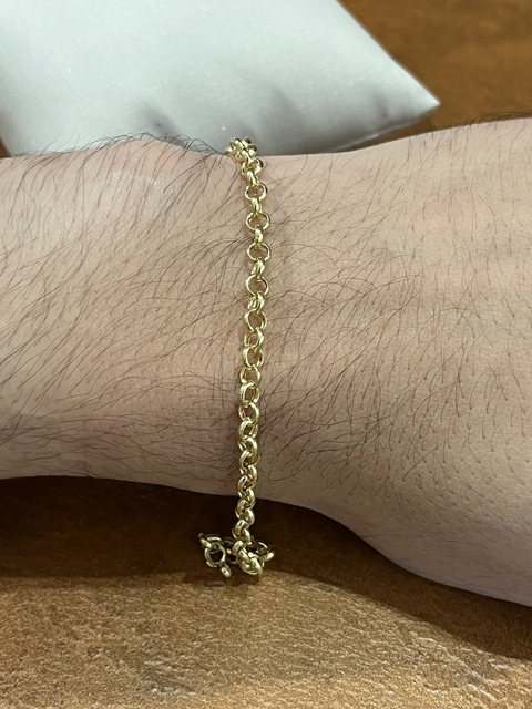 Pulseira Elo Português Ouro18k