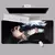 Jujutsu Kaisen Anime Mouse Pad, PC Gamer, Teclado Preto e Branco, Acessórios para Jogos, Tapete de Mesa, Gojo Satoru, XL Mousepad