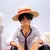 Anime Luffy Posição Sentada Action Figure, Modelo PVC, Coleção Estátua, Boneca Estatueta, Brinquedo para Presente de Aniversário, 12cm, 1 Pc - otakime