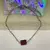Pulsera roja Acero Quirúrgico