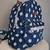 Mochila Pequena Denim Poá - comprar online