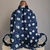 Mochila Pequena Denim Poá na internet