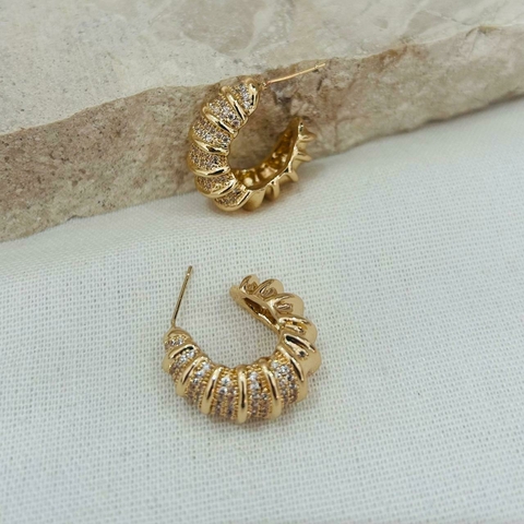 Brinco Argola Cristal