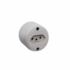 Tomada Externa Redonda 2 Polos +Terra Caixa/10un - comprar online