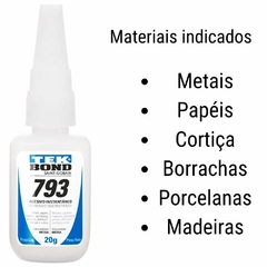 Cola Instantanea Adesivo Tek Bond 793 20g Caixa/10un na internet