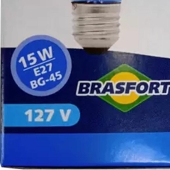 Lampada Bolinha 15Wx127V Brasfort CAIXA/25 - loja online