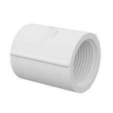 PCT/50Un Luva Pvc Cano Cola Branca RR 3/4 x 3/4