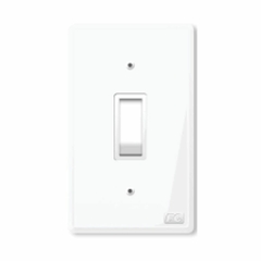 Imagem do Interruptor 1 Tecla Com Placa Branca CAIXA/6